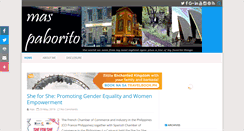 Desktop Screenshot of maspaborito.com